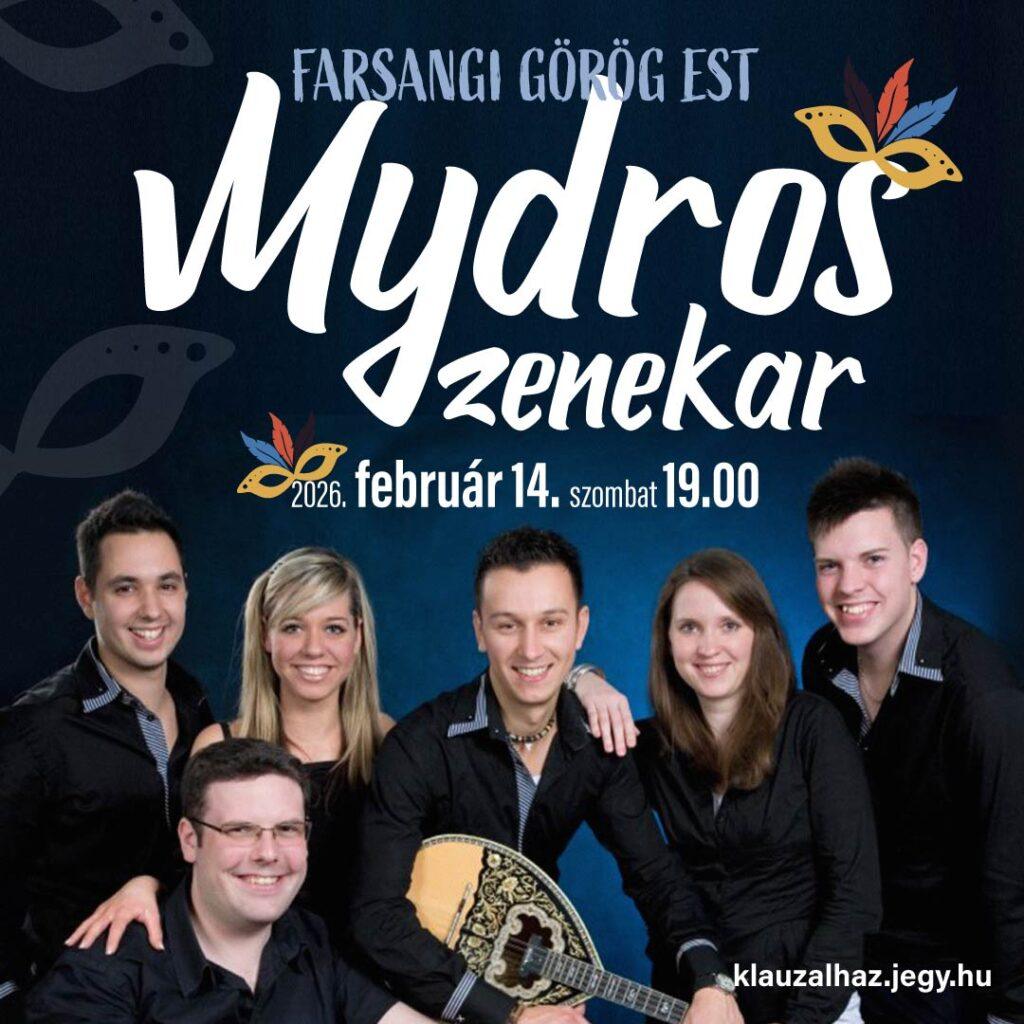 Farsangi görög est a Mydros zenekarral